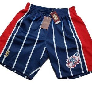 Mitchell & Ness Navy NBA Houston Rockets 1996-97 Swingman Road Shorts